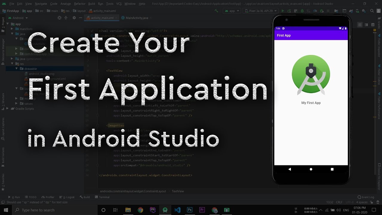 How To Create And Build Your First Android App In Android Studio